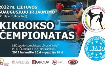 2022 m. Lietuvos suaugusiųjų ir jaunimo (K1 Style, Full-contact) kikbokso čempionatas